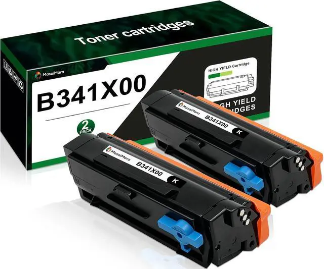 Main image of MasaiMara B341X00 Extra High Capacity Compatible Black Toner Cartridges Replacement for Lexmark MB3442i MB3442adw B3442dw MB3442 B3442 Printers (2-Pack)
