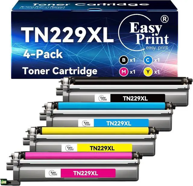 Main image of TN229XL TN229 Toner Cartridge Replacement for Brother TN 229XL TN229 XL High Yield to Work with MFC-L3780CDW HL-L3280CDW HL-L3300CDW MFC-L3720CDW HL-L3220CDW Printer, 4-Pack