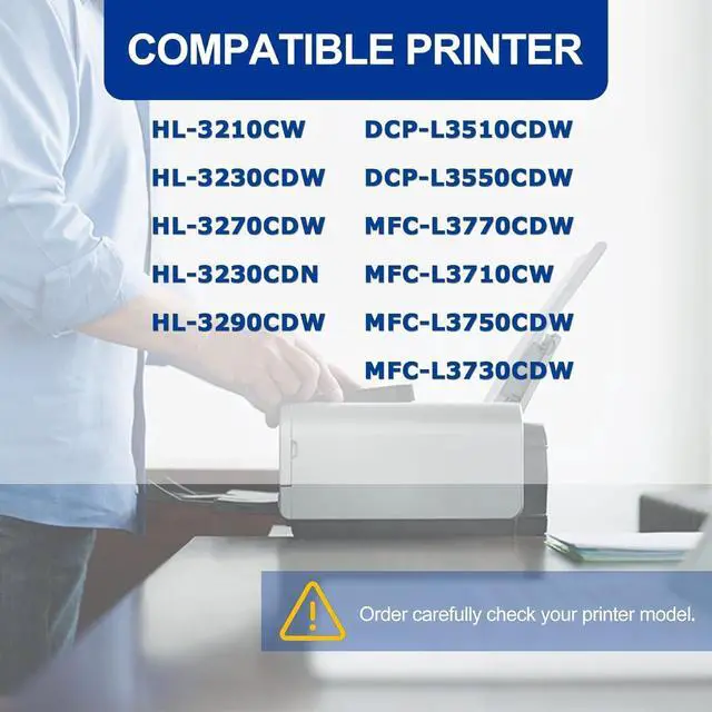 Alt view image 2 of 6 - 1 Pack TN227 Black Toner Cartridge High Yield Compatible TN227 Replacement for Brother MFC-L3770CDW L3710CW L3750CDW HL-3210CW 3270CDW 3290CDW DCP-L3510CDW L3550CDW Printer
