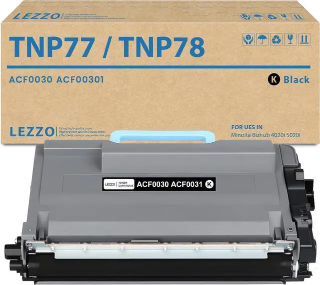 Main image of Lezzo TNP-78 TNP-77 Black Toner Cartridge 1-Pack ACF0030 ACF0031
