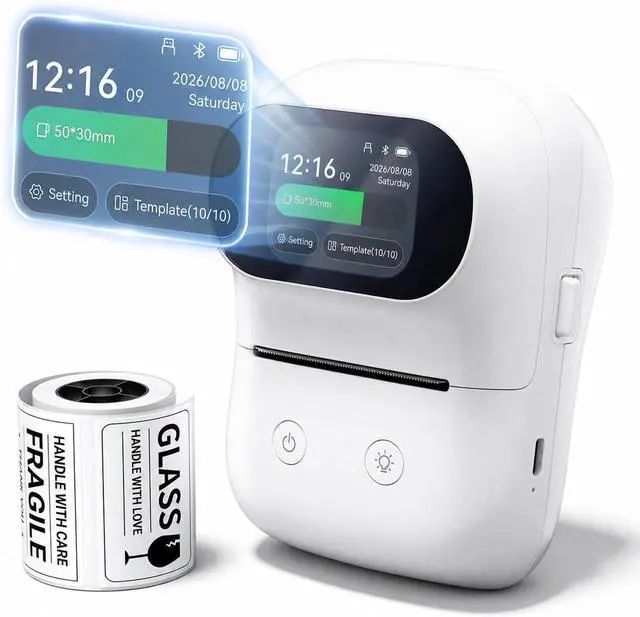 Main image of Phomemo M20Pro Label Maker,Touch Screen Bluetooth Thermal Label Printer
