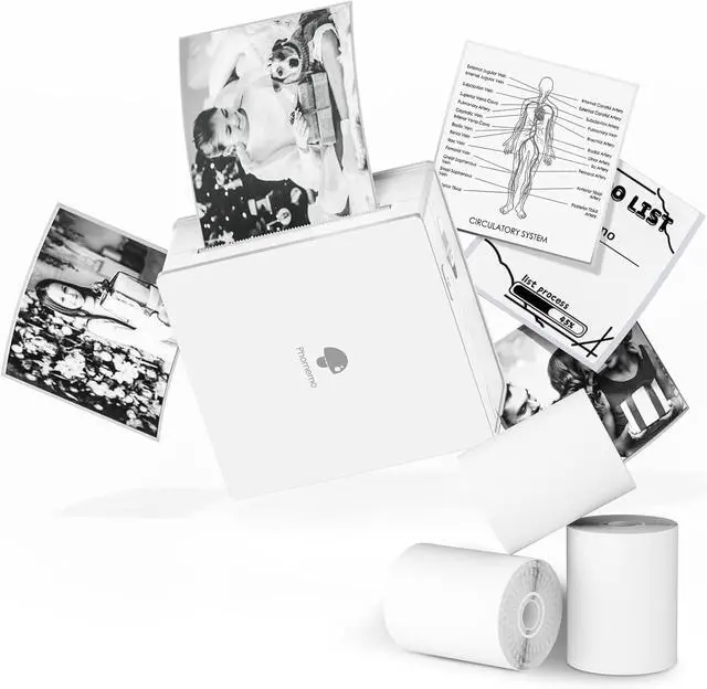 Main image of Phomemo Mini Printer Sticker Maker, Inkless Thermal Bluetooth Printer