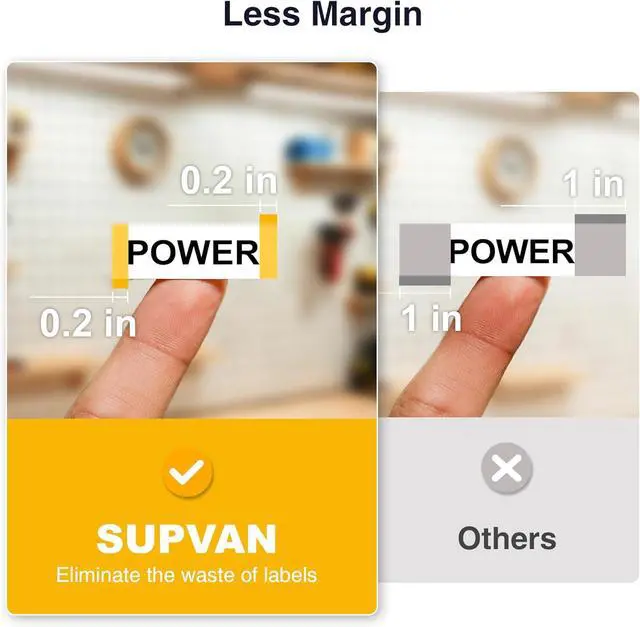 Alt view image 4 of 7 - SUPVAN G15M Keyboard & Bluetooth Label Maker Machine with Heat Shrink Tube