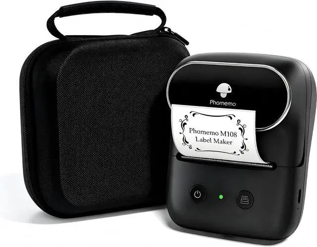 Main image of Phomemo M108 Printer&Label Bundle with Storage Case