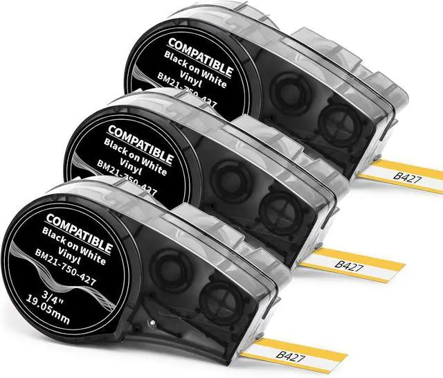 Main image of COLORTY Replacemetnt for M21-750-427 Self-Laminating Wire Wrap Labels
