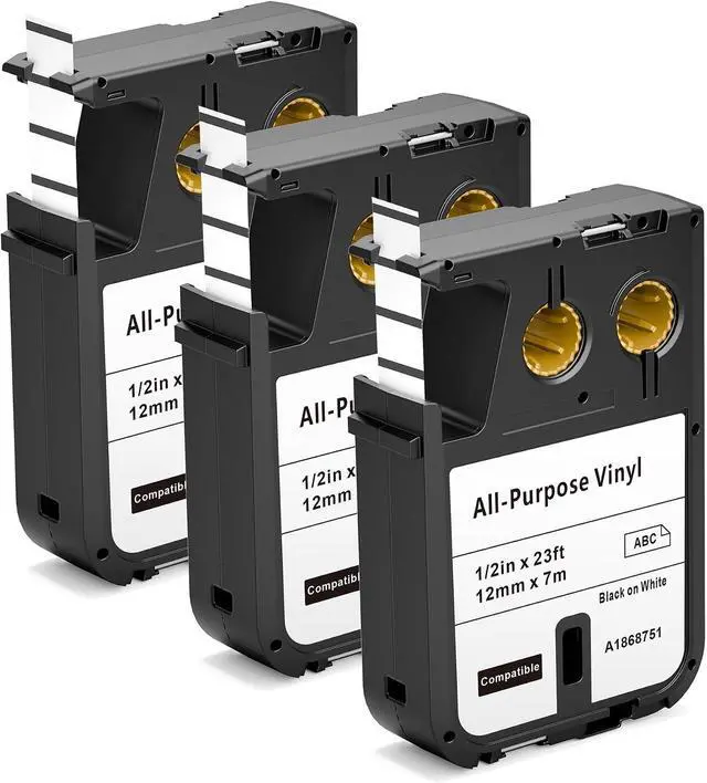 Main image of All-Purpose Label Refill Compatible with DYMO XTL Label Maker 1/2" White