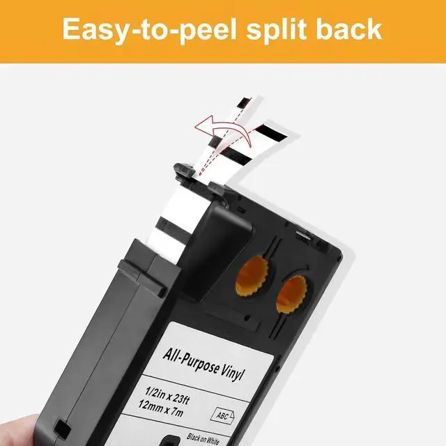 Alt view image 3 of 7 - All-Purpose Label Refill Compatible with DYMO XTL Label Maker 1/2" White