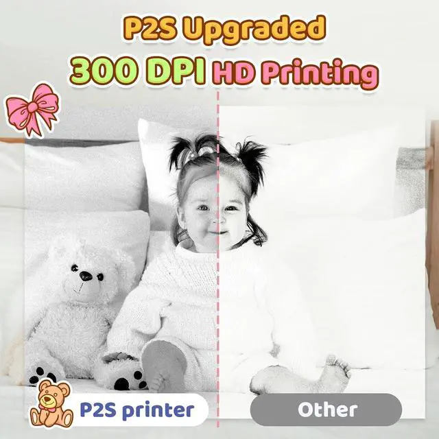Alt view image 2 of 7 - Phomemo Mini Printer Sticker Maker, Mini Thermal Sticker Printer P2S