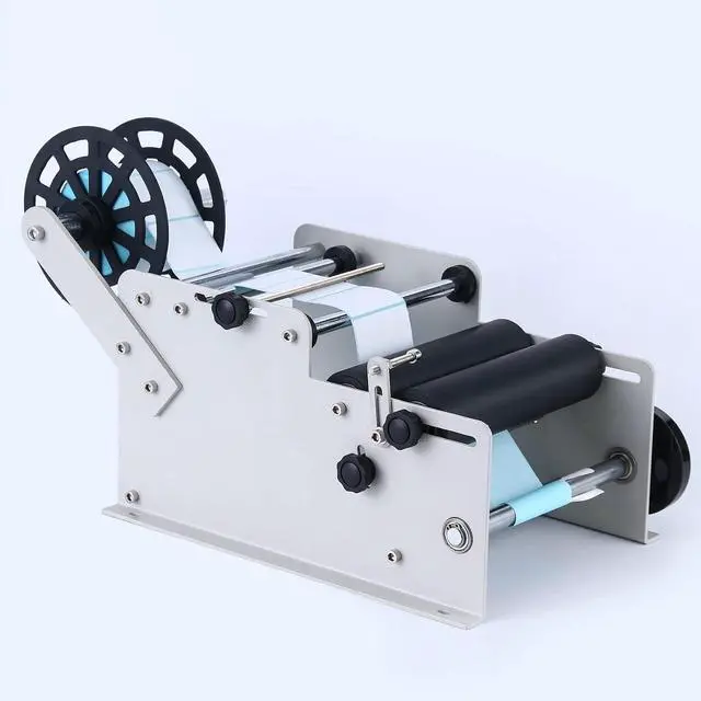 Alt view image 6 of 6 - Manual Round Labeling Machine, Bottle Label Applicator for Round Bottles(White)