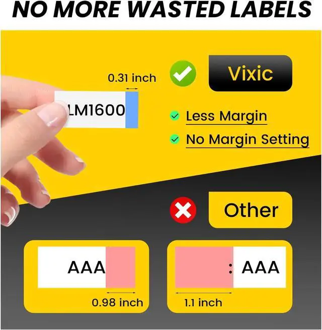 Alt view image 5 of 7 - Label Maker Machine with-Tape, Industrial Label Makers Bluetooth, Heat Shrink Label Maker Waterproof-Labels, LM1600 Handheld Labeling Machine Rechargeable Cable Electrician Portable Labeler Backlit