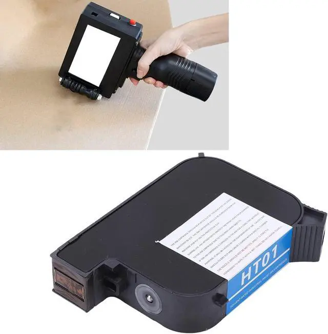 Alt view image 2 of 7 - Fafeicy Handheld Printer Ink Cartridge, Quick Dry Replacement Printing Cartridge for Warehouse Production 42ML Black ABS 12.7mm Compatible with SC12 SC12T CP12 CP12W SC12KJ