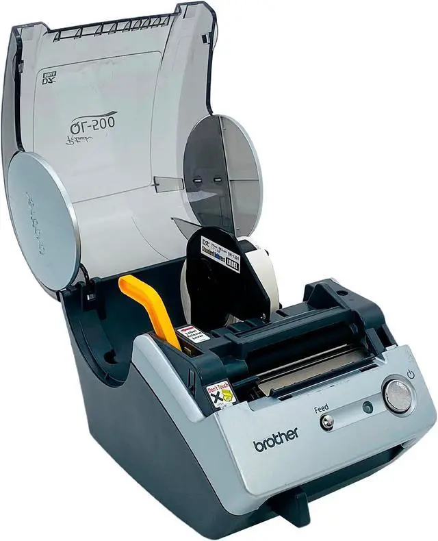 Alt view image 3 of 7 - Brother P-Touch QL-500 Direct Thermal Label Printer USB 300 dpi