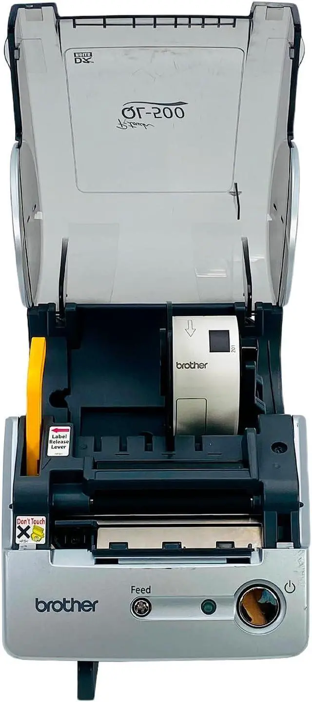 Alt view image 7 of 7 - Brother P-Touch QL-500 Direct Thermal Label Printer USB 300 dpi