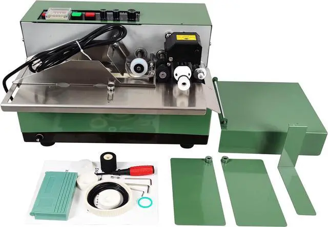 Main image of Solid Ink Coding Machine Automatic Ink Wheel Continuous Coding Machine for Paper Plastic Film Aluminum Foil Paint 110V