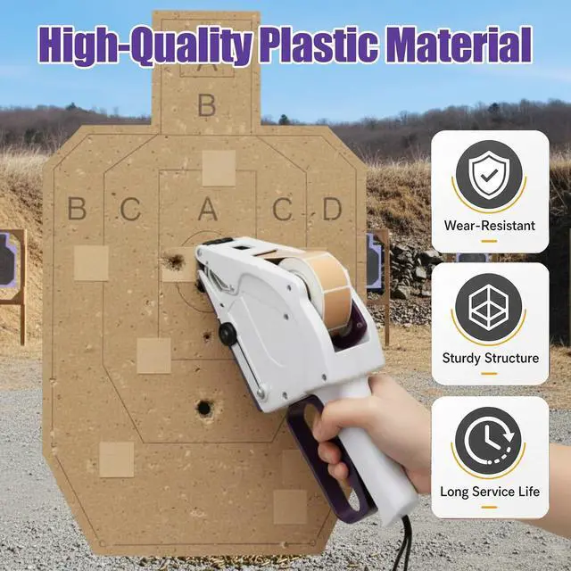 Alt view image 4 of 7 - Label Applicator, Target Pasters Gun with 2 Rolls Target Pasters