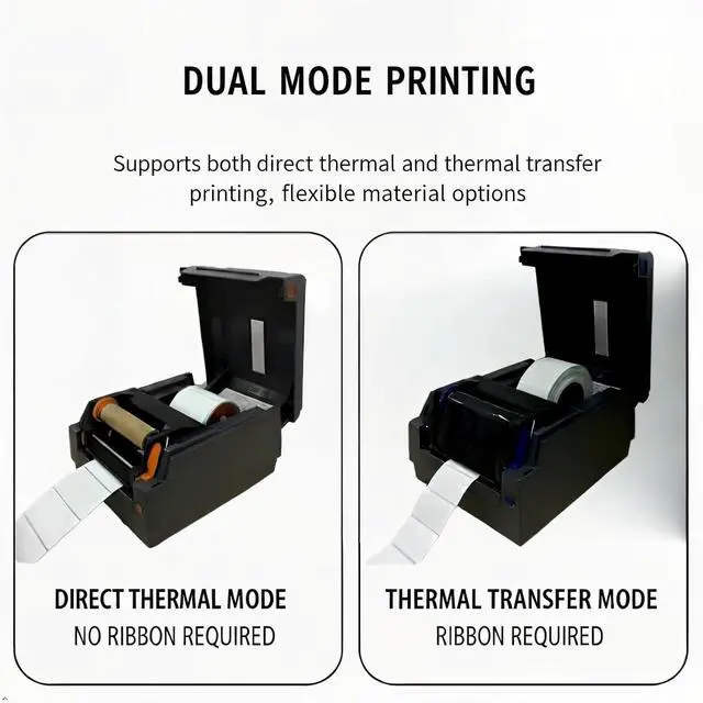 Alt view image 5 of 7 - Satin Ribbon Printing Machine with Holder,200 Dpi Ribbon Printer Machine Stain Ribbon Label Printer 150mm/S Supports 50+ Languages, DIY Decorative RibbonSingle Row
