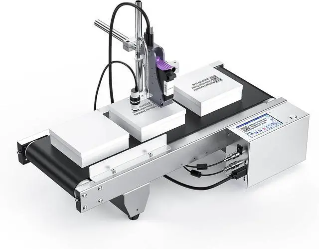 Main image of JS350 Automatic Inkjet Coding Machine with Mini Conveyor Belt