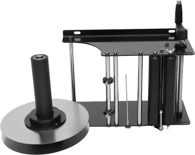 Alt view image 6 of 7 - Round Bottle Labeling Machine, MT-30 Manual Labeling Machine Semi Automatic Label with Handle for 0.79''-4.72'' Bottles Diameter
