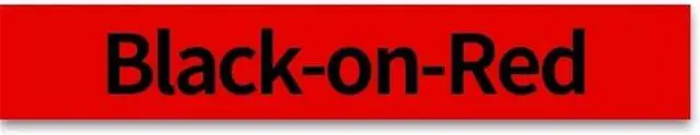 Alt view image 2 of 7 - Compatible MC1-1000-595-WT-BK Cartridge Ribbon, Vinyl Labels Tape, Black on Yellow Red Printer BMP-41 BMP-51 BMP-53 Chip 25.4mm(MC-1000-595-RD-BK)