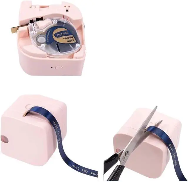 Alt view image 4 of 6 - Satin Ribbon Label Refills 12mmx2m 3 Pack Compatible with P12 and P12 Pro Label Maker