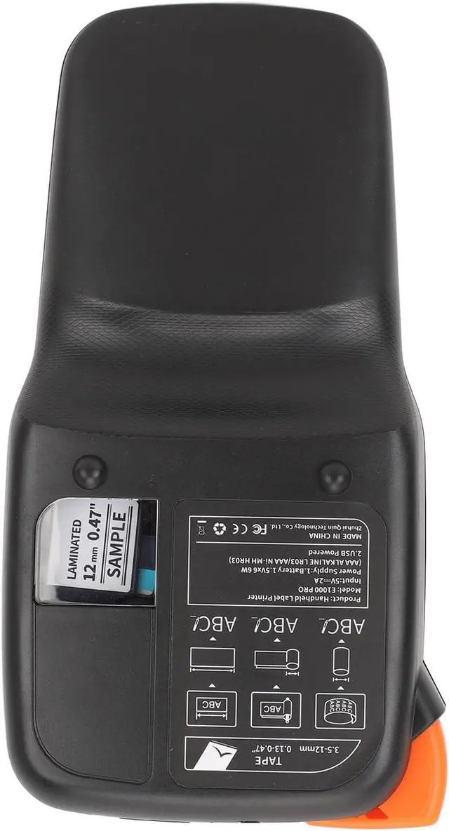 Alt view image 7 of 7 - AYNEFY Handheld Label Printer, Intelligent Thermal Transfer Printing Technology Mini Label Printer Convenient to Use Quick and Efficient Labeling Label Maker with Keyboard