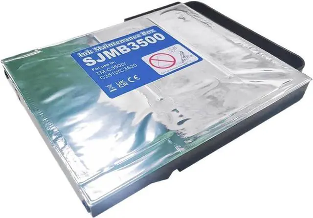 Main image of Maintenance Box with Chip Compatible with ColorWorks TM-C3500 TM-C3510 TM-C3520 TM C3500 Label Printer