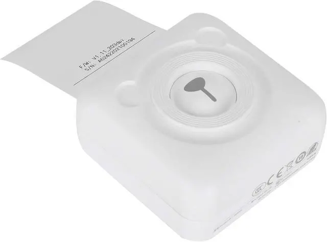 Alt view image 3 of 7 - Mini Printer Pocket Thermal Printer Bluetooth Label Maker with 203dpi Resolution for Receipt Label Sticker Printing