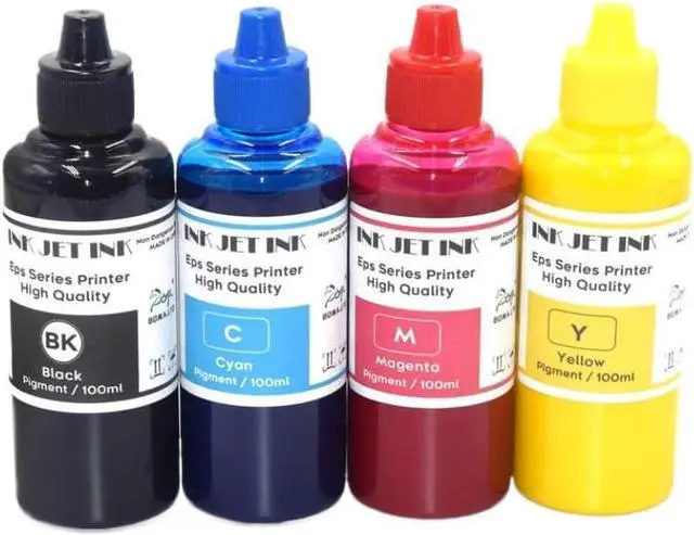 Alt view image 6 of 6 - 4pcs 100ml Colorworks Pigment Refill Ink Cartridge SJiC22P Compatible with TM-C3500 TM-C3510 TM-C3520 Label Printer