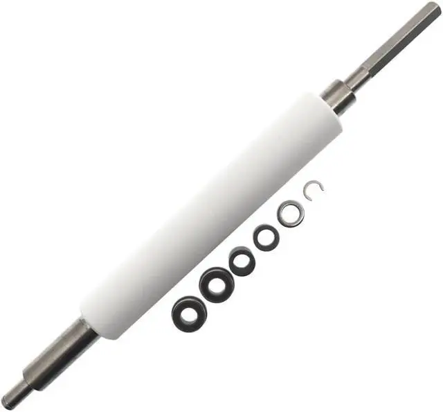 Alt view image 2 of 3 - Pressure Platen Roller Kit with Bearings Gear Bushing Snap Ring Compatible with Zebra 105SL Thermal Label Printer 203dpi 300dpi