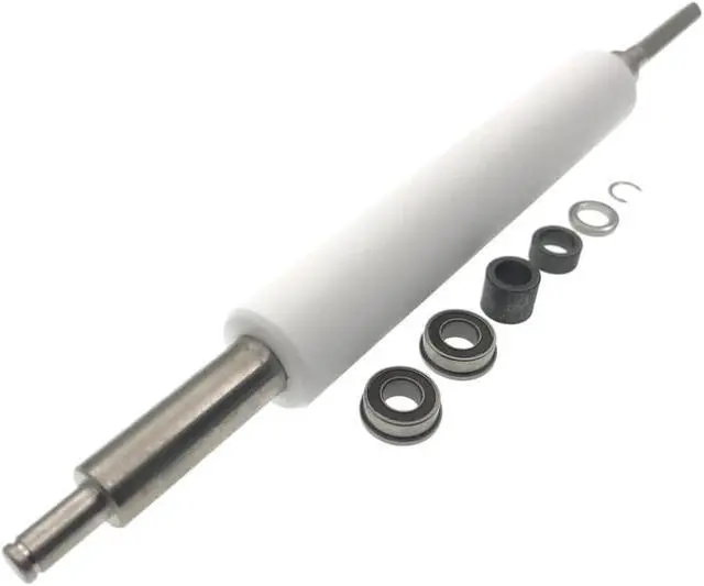 Alt view image 3 of 3 - Pressure Platen Roller Kit with Bearings Gear Bushing Snap Ring Compatible with Zebra 105SL Thermal Label Printer 203dpi 300dpi