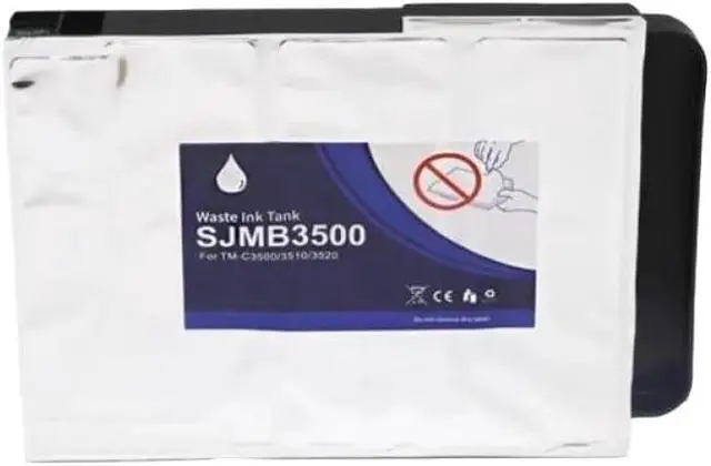 Alt view image 4 of 4 - Waste Ink Tank with Chip Compatible with TM-C3500 C3510 C3520 SJMB3500 Color Label Printer