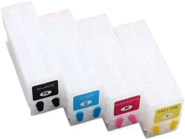 Alt view image 4 of 6 - Refillable Ink Cartridge 4 Color Per Set Compatible with TM-C3500 TM-C3510 TM-C3520 GJiC22P Label Printer