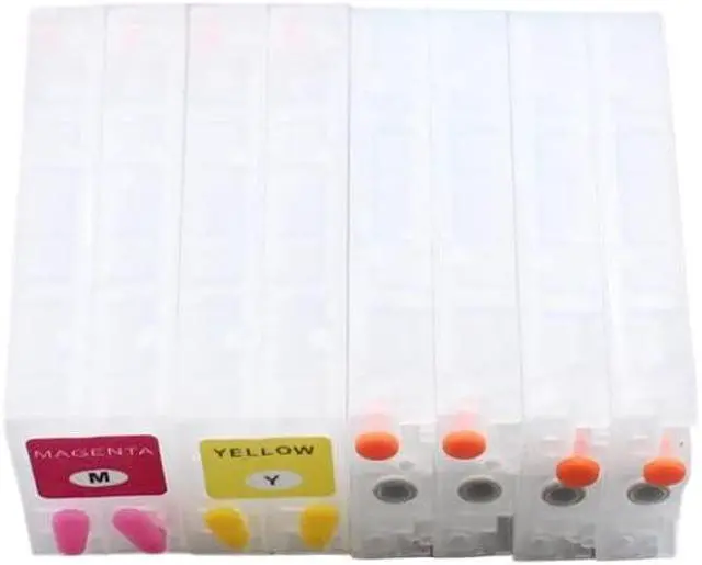 Alt view image 6 of 6 - Refillable Ink Cartridge 4 Color Per Set Compatible with TM-C3500 TM-C3510 TM-C3520 GJiC22P Label Printer