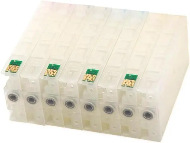 Alt view image 3 of 6 - 4Color SJIC22P Refillable Ink Cartridge with Chip Compatible with ColorWorks TM-C3500 TM-C3510 TM-C3520 Label Printer 30ml Each (Black, Cyan, Magenta, Yellow)