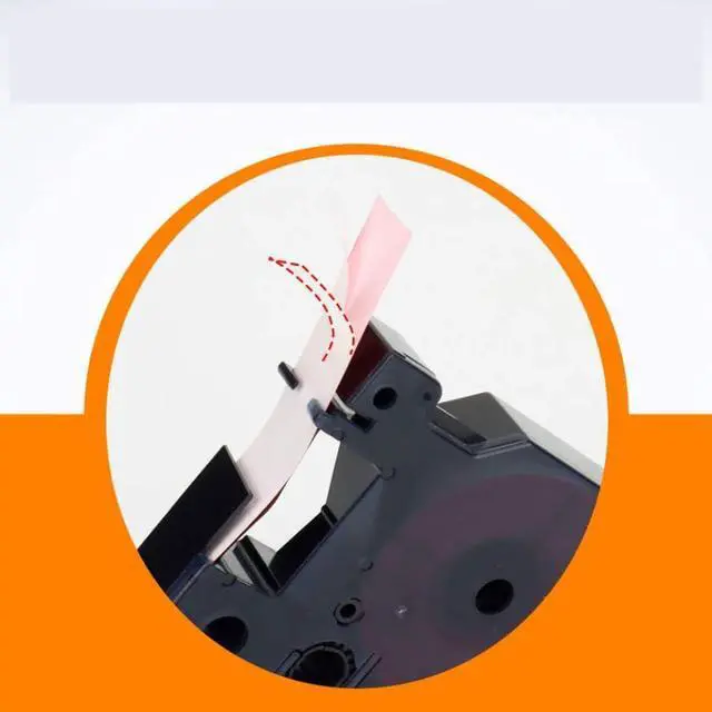 Alt view image 3 of 4 - 10pk 6mm 43613 Compatible with D1 Label Tape Black on White Cassette Tape Works with LabelManager 160 5200 4200 Maker