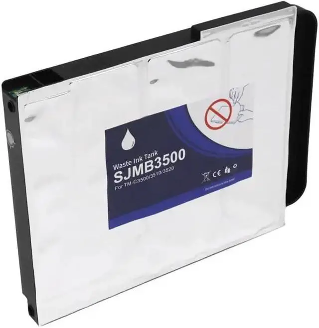 Alt view image 2 of 6 - 2PK SJMB3500 C33S020580 Waste Ink Maintenance Box Compatible with TM-C3500 TM-C3510 TM-C3520 Series Label Printers Inkjet Printer Waste Ink Collector