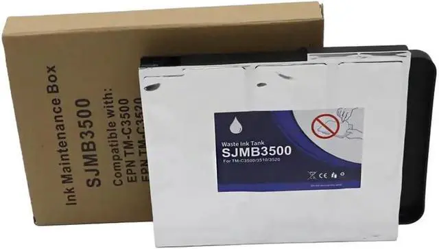 Alt view image 3 of 6 - 2PK SJMB3500 C33S020580 Waste Ink Maintenance Box Compatible with TM-C3500 TM-C3510 TM-C3520 Series Label Printers Inkjet Printer Waste Ink Collector