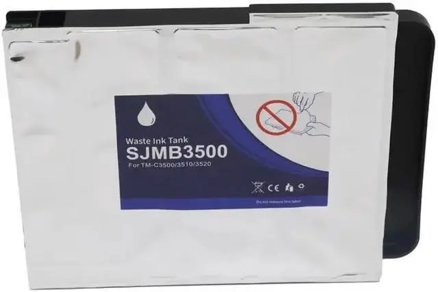 Alt view image 4 of 6 - 2PK SJMB3500 C33S020580 Waste Ink Maintenance Box Compatible with TM-C3500 TM-C3510 TM-C3520 Series Label Printers Inkjet Printer Waste Ink Collector