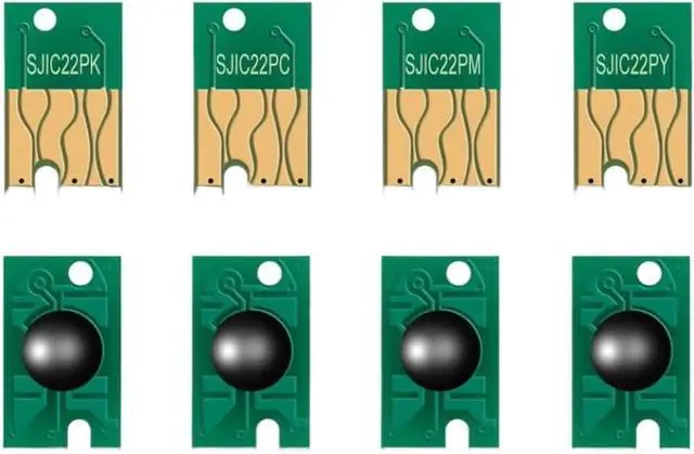Main image of SJIC22P One-Time Use Chip for 4-Color Ink Cartridge Compatible with ColorWorks C3500 and TM-C3500 Label Printers