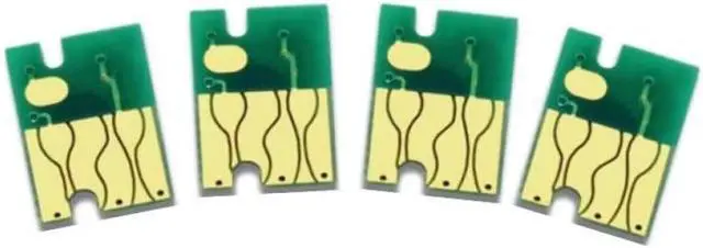 Alt view image 3 of 6 - Compatible with 4Color/Set SJIC22P Ink Cartridge Chip for ColorWorks C3500 TM-C3500 Label Printer Universal Fit Third Party Replacement