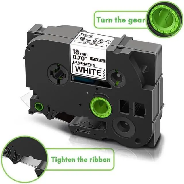 Alt view image 3 of 3 - 10PK S631 Labels Black On Yellow Compatible Labels for S631 Extra High-Tack Acrylic Adhesive 12mm for Label Maker