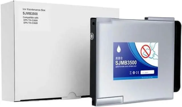 Main image of Compatible Maintenance Box C33S020580 Waste Ink Tank for TM-C3500 TM-C3510 TM-C3520 Label Printers SJMB3500 Replacement Ink Container