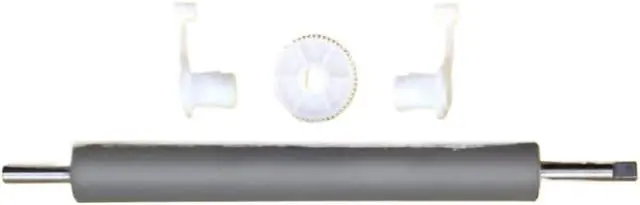 Alt view image 3 of 5 - Platen Rubber Roller Kit with Clip and Gear Compatible with XP-TT437B H500E Thermal Label Printer