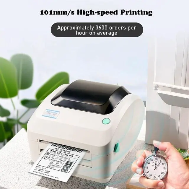 Alt view image 5 of 7 - Thermal Label Printer 300DPI, Fits 20-108mm Direct Thermal Label Paper(Size:Bluetooth)
