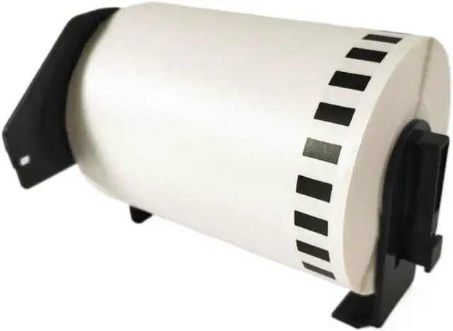 Alt view image 4 of 6 - Compatible Labels with Plastic Frame 102mmx30.48m 4 Inchx100 Feet DK 22243 for Brother QL-1050 QL-1050N QL-1060N QL-11000