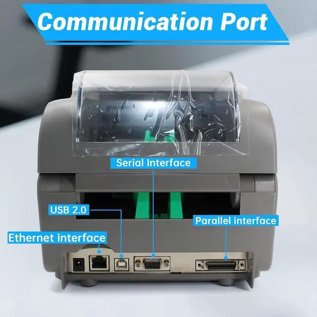 Alt view image 3 of 7 - GETPARTS EA2-00-0J001A00 Datamax E-Class E-4205A Mark III Advanced Label Printer Model 4 IPS Ethernet USB2.0 &Serial Interface+Parallel, No Ribbon Required