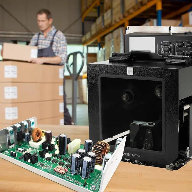 Alt view image 3 of 7 - P1046696-132 DC Power Supply for Zebra ZE500-4 ZE500-6 ZE500 Series Thermal Barcode Printer Engine 203dpi 300dpi