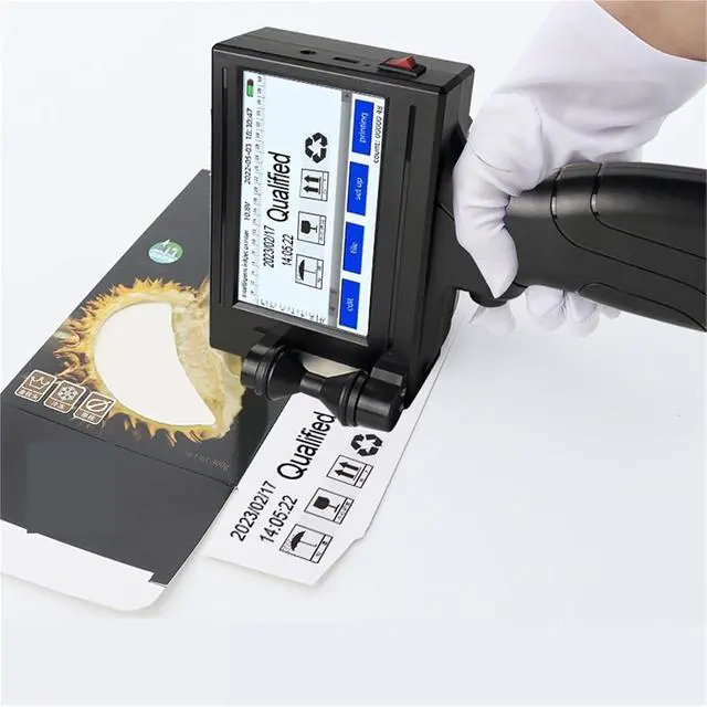 Alt view image 3 of 6 - Label Printer, Portable Inkjet Printer Production Date Batch Number Code Coding Suitable for Carton Plastic Bag Outer Packaging