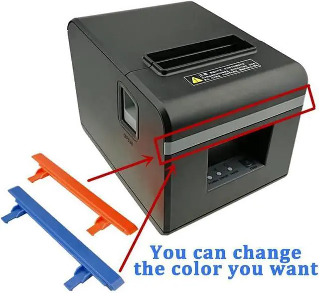 Alt view image 5 of 6 - 80mm Thermal Receipt Printer POS Printer USB Bluetooth Ethernet Port with Auto Cutter(306 USB RS232 Port)
