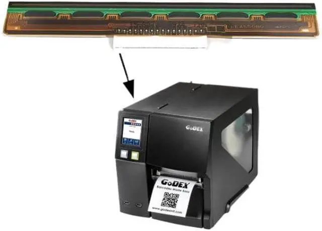 Alt view image 2 of 2 - Thermal Print Head Compatible with Godex ZX420i, EZ2050, EZ2050i, EZ2250, EZ2250i, EZ2205, and EZ2100 Plus Label Printers